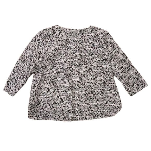 COS Tops - COS Abstract Hidden Button Down 3/4 Sleeve Blouse 941170